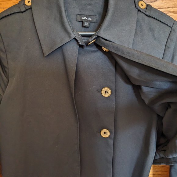 Saint and Sofia CLASSIC TRENCH coat - size 8 - Picture 12 of 16